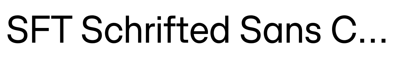 SFT Schrifted Sans Compact Regular
